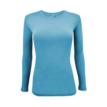 Load image into Gallery viewer, Natural Uniforms Women's Under Scrub Long Sleeve Crew Neck  T-Shirt Teal