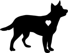 Load image into Gallery viewer, Heart Australian Cattle Dog Decal