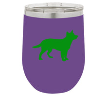 Load image into Gallery viewer, Australian Cattle Dog 12 oz Vacuum Insulated Stemless Wine Glass