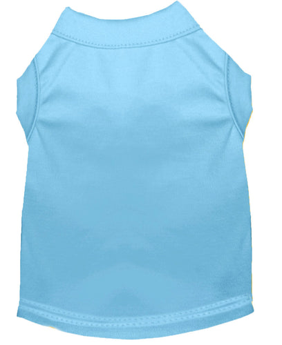 Plain Baby Blue Dog Shirt