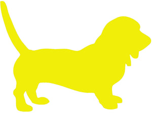 Basset Hound Dog Decal