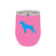 Load image into Gallery viewer, Boxer 12 oz Vacuum Insulated Stemless Wine Glass