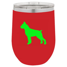 Load image into Gallery viewer, Boxer 12 oz Vacuum Insulated Stemless Wine Glass