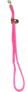 1/4" Flat Braid Grooming Loop Pink