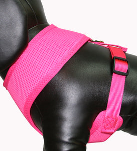 Soft Mesh Pet Harness-Hot Pink