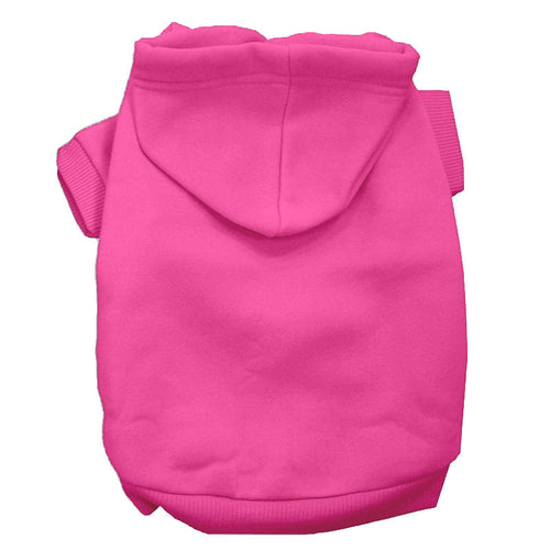 Embroidery Dog Hoodie Pink