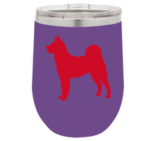 Load image into Gallery viewer, Akita 12 oz Vacuum Insulated Stemless Wine Glass