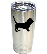 Load image into Gallery viewer, Bassett Hound  20 oz.  Ring-Neck Vacuum Insulated Tumbler
