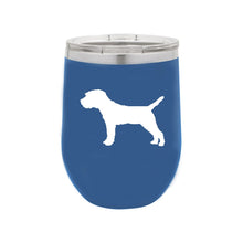 Load image into Gallery viewer, Border Terrier 12 oz Vacuum Insulated Stemless Wine Glass