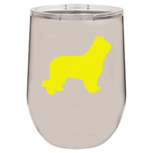 Load image into Gallery viewer, Briard 12 oz Vacuum Insulated Stemless Wine Glass