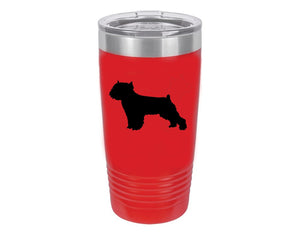 Brussels Griffon 20 oz.  Ring-Neck Vacuum Insulated Tumbler