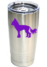 Load image into Gallery viewer, Chinese Crested  20 oz.  Ring-Neck Vacuum Insulated Tumbler