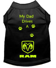 Load image into Gallery viewer, Black Dog Shirt- My Dad/ Mom Drives A