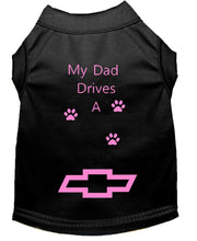 Load image into Gallery viewer, Black Dog Shirt- My Dad/ Mom Drives A