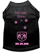 Load image into Gallery viewer, Black Dog Shirt- My Dad/ Mom Drives A
