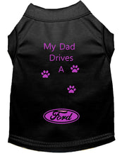 Load image into Gallery viewer, Black Dog Shirt- My Dad/ Mom Drives A