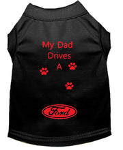 Load image into Gallery viewer, Black Dog Shirt- My Dad/ Mom Drives A