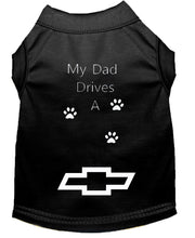 Load image into Gallery viewer, Black Dog Shirt- My Dad/ Mom Drives A