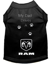Load image into Gallery viewer, Black Dog Shirt- My Dad/ Mom Drives A