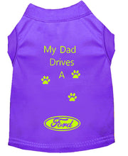 Load image into Gallery viewer, Purple Dog Shirt- My Dad/ Mom Drives A