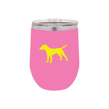 Load image into Gallery viewer, Jack Russell 12 oz Vacuum Insulated Stemless Wine Glass