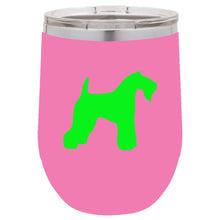 Load image into Gallery viewer, Kerry Blue Terrier 12 oz Vacuum Insulated Stemless Wine Glass