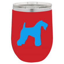 Load image into Gallery viewer, Kerry Blue Terrier 12 oz Vacuum Insulated Stemless Wine Glass