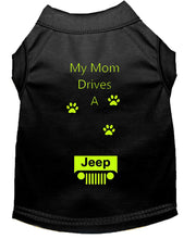 Load image into Gallery viewer, Black Dog Shirt- My Dad/ Mom Drives A