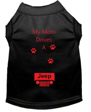 Load image into Gallery viewer, Black Dog Shirt- My Dad/ Mom Drives A