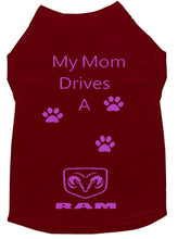 Load image into Gallery viewer, Maroon Dog Shirt- My Dad/ Mom Drives A