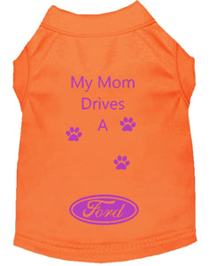 Orange Dog Shirt- My Dad/ Mom Drives A