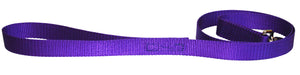 Webbing Dog Leash Purple
