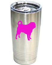 Load image into Gallery viewer, Pug  20 oz.  Ring-Neck Vacuum Insulated Tumbler