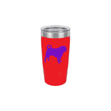 Load image into Gallery viewer, Pug  20 oz.  Ring-Neck Vacuum Insulated Tumbler
