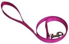 Load image into Gallery viewer, Webbing Dog Leash Raspberry