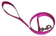 Load image into Gallery viewer, Webbing Dog Leash Raspberry