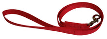 Load image into Gallery viewer, Webbing Dog Leash Red