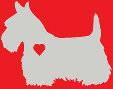 Load image into Gallery viewer, Heart Scottish Terrier Dog Decal