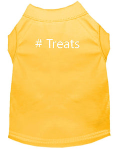 # Treats Dog Shirt Sunshine Yellow