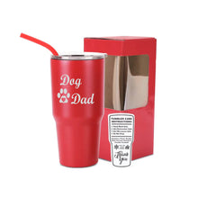 Load image into Gallery viewer, 30oz Engraved Dog Mom or Dog Dad Tumbler