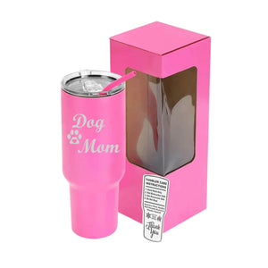 40oz Engraved Dog Mom or Dog Dad Tumbler