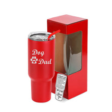 Load image into Gallery viewer, 40oz Engraved Dog Mom or Dog Dad Tumbler