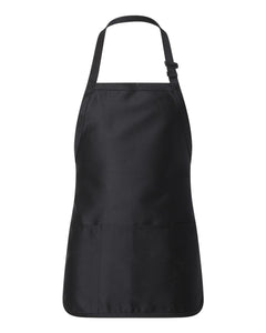 Full Length Apron with Pouch Pockets