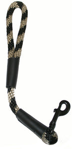 Black Ops Collection 1/2" Solid Braid Traffic Lead-Black/Gold Spiral
