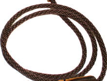 Load image into Gallery viewer, 1/4 Solid Braid (Round) Long Line / Check Cord Brown