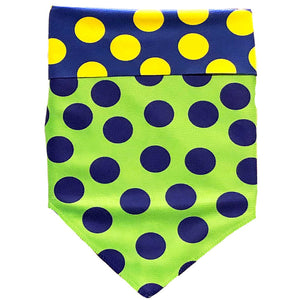 Sport Bandana - DOT Blue/Green/Yellow