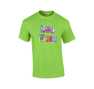 Dog Mom T-Shirt Lime Green