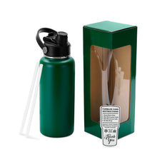 Load image into Gallery viewer, 32oz Engraved Hydro Water Bottle Dog Breed or Paw Dog Breeds A-B