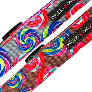 Lollipop Dog Collars, Leads, and Bows - 2 Styles