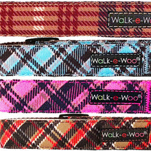 Load image into Gallery viewer, Plaid Dog Collars, Leads, and Bows - 4 Styles